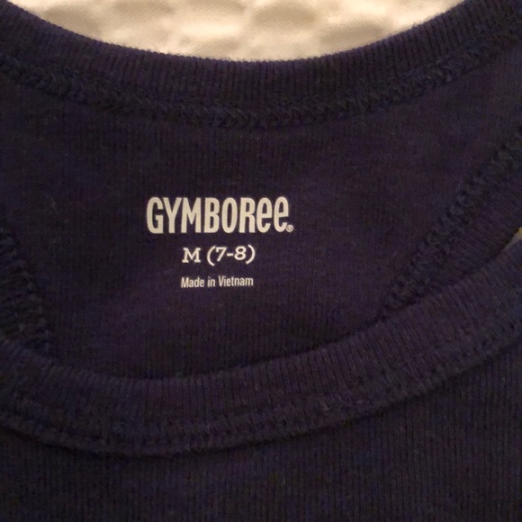 Lot of 2 Gymboree Racer Back Tanks 7/8 - 1 Navy 1 Black - Picture 3 of 5